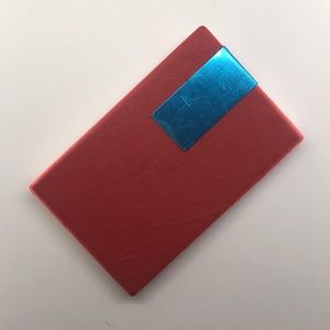 VEGAN LEATHER CARD HOLDER WITH MAGNETIC